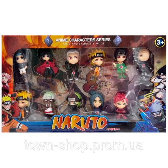 Детский игровой набор фигурок "Naruto" ZS222-75-2, 12 героев