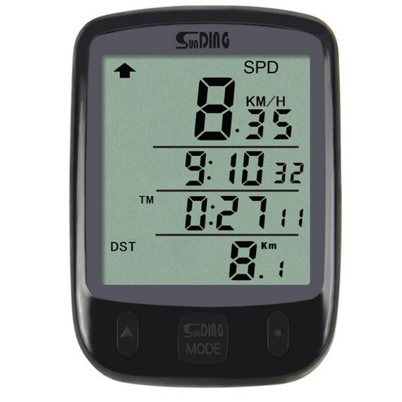Безпроводной велокомпьютер SunDing SD-563A, Спидометр на велосипед максимальной скорости VW-67 | Зображення 5