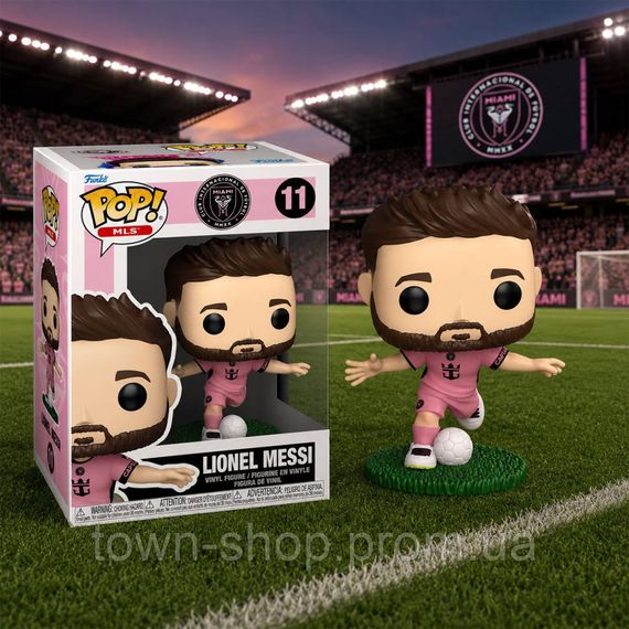 Игровая фигурка Лионель Месси Funko POP! 94697 серии "Футбол: Интер Маями" | Зображення 2