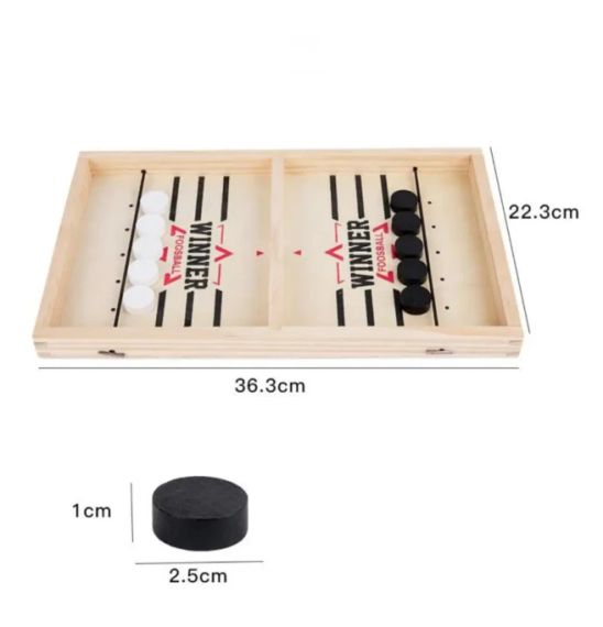 Кумедна швидка гра «Слінг-Пак», гра «Хокей із рогаткою», настільна гра «Побіжник» | Зображення 2