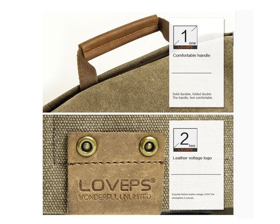 Фотосумка для фотоаппарата LOVEPS LP-TR-1225 ( Маленькая) | Зображення 7