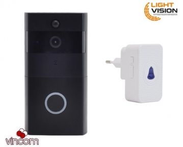 Видеозвонок LightVision WI-FI IP VLC-01IVP (Black)