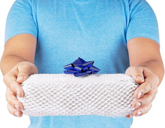 Cотовая крафт-бумага PaperPack, рулон - 30 см х 20 м, белая | Зображення 5