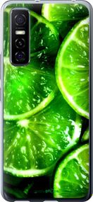 Чохол на Vivo Y73S Зелені часточки лимона "852u-2159-2448"