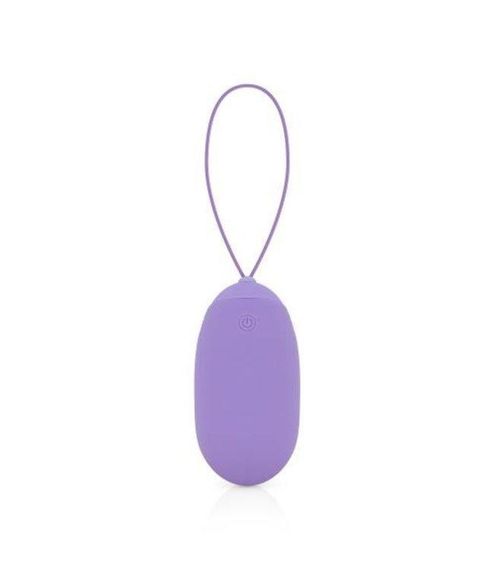 Вагінальне яйце, вібратор з пультом EasyToys Luv Egg XL — лілове, силіконове, 10 режимів, USB, водостійке | Зображення 2