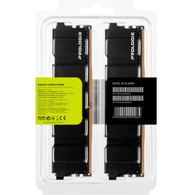 Модуль памяти для компьютера DDR4 32GB (2x16GB) 3600 MHz Black Prologix (PRO32GB3600B4K) | Зображення 6