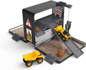 Игровой набор CAT Little Machines Store N Go: портативная строительная площадка в кейсе