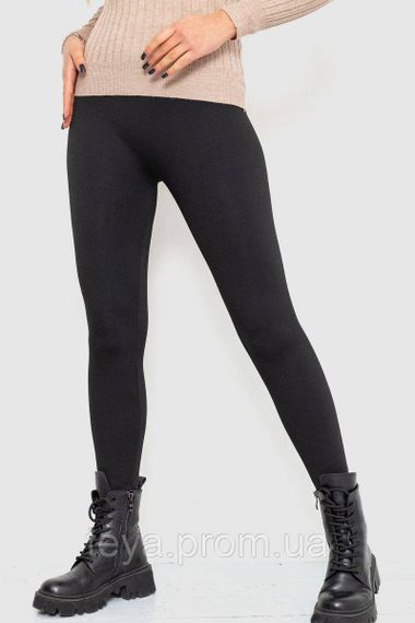 Лосини безшовні верблюжа вовна, колір чорний, розмір M-XXXL FA_008680 | Зображення 2