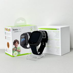 Дитячий годинник Smart Hoco Y106 4G (Чорний)