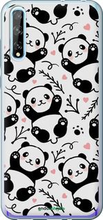 Чохол на Huawei P Smart S Панди "4318u-1813-2448"
