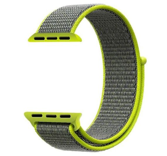Нейлоновый ремінець Primo для годинника Apple Watch 38mm / 40mm / 41mm - Green | Зображення 1