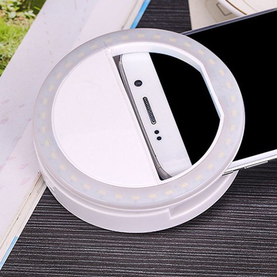 Светодиодное кольцо для селфи Primo XJ-01 Selfie подсветка - White | Зображення 3
