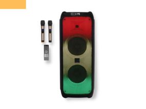 Портативная колонка XPRO NS-208-08 чемодан 200Вт, USB, SD, FM радио, Bluetooth, 2 микрофона, ДУ (41187-NS-208-08)