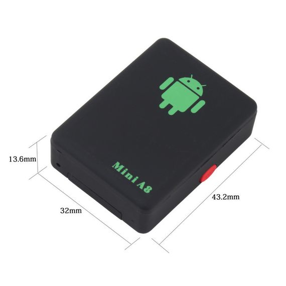 GPS трекер Mini A8 с прослушкой, GSM сигнализация, гпс трекер | Зображення 4