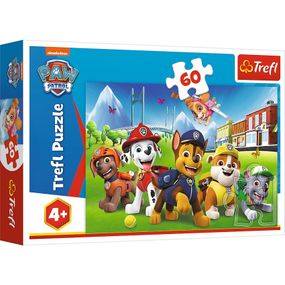 Пазлы "Патруль во дворе. Nickelodeon. Щенячий патруль" 60эл. 17375 Trefl (5900511173758)