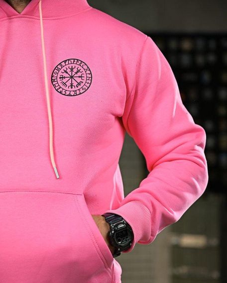 Милитари худи на флисе GENESIS  Руны pink ПП8072 | Зображення 5