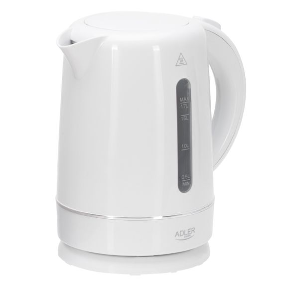 Електрочайник Adler AD 1385 білий 1,7 л, 2200 Вт | Зображення 1