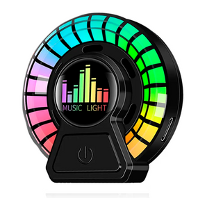 Автомобильный ароматизатор пахучка светящийся с LED подсветкой и микрофоном Music Lights