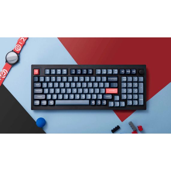 Клавіатура Keychron V5 Max Gateron Jupiter Brown Knob Hot-Swap QMK Wireless/Bluetooth/USB-А UA Black (V5M-D3-UA) | Зображення 2