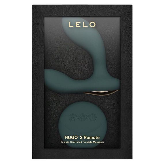 Масажер простати LELO Hugo 2 Remote Green, 2 мотори, дуже потужний, пульт ДК Sex Aura | Зображення 3