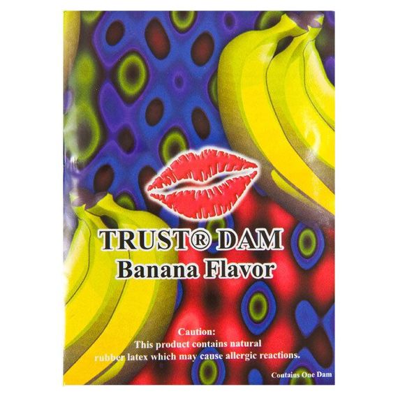 Латексна серветка Latex Dental Dams Banana 1 шт | Зображення 1