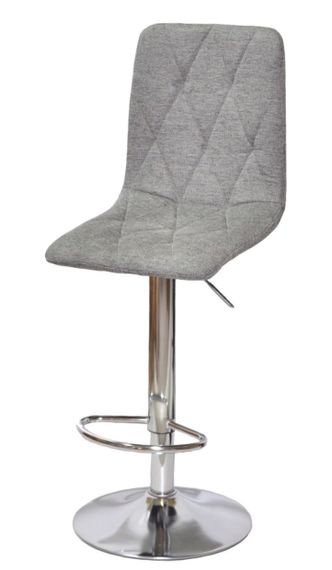 Барный стул Melvin Fred Bar CH-Base, хромированная опора Ø 385, с регулировкой высоты сиденья, мягкая обивка | Зображення 4