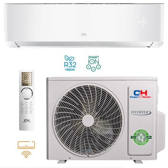 Кондиционер Cooper&Hunter SUPREME CONTINENTAL (WHITE) R32 CH-S24FTXAL2-WP | Зображення 1