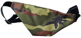 Сумка поясна бананка 4Profi з принтом "камуфляж зелений" з одним відділенням