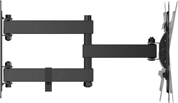 Кронштейн для ТВ AGN AGN43-222P з поворотом/два коліна/23"-43"/30 кг/max.VESA 200x200/Black | Зображення 3
