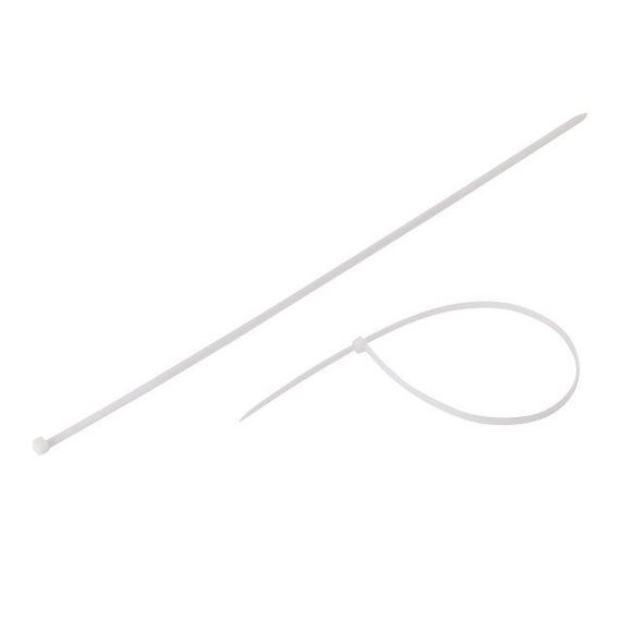 Хомут пластиковий 4,8*400 мм, білий, 100 од. INTERTOOL TC-4840 | Зображення 2