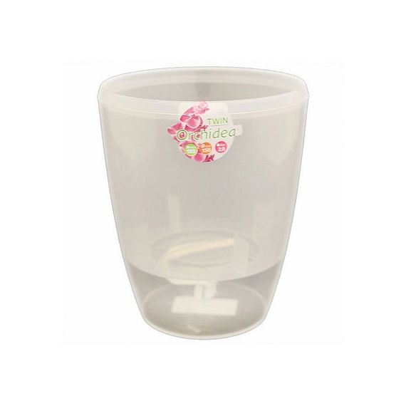 Вазон з автополивом Орхідея Твін 2 л прозорий