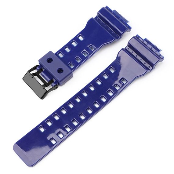 Ремешок для Casio G-Shock GA-100/110/120 Dark Blue-Glossy BK | Зображення 1