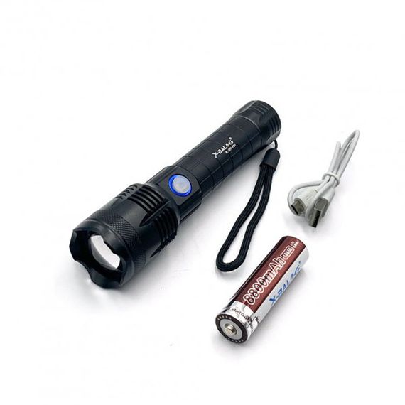 Кишеньковий ліхтар Bailong X-Balog BL-B99-P50 з usb зарядкою / Ліхтарик тактичний акумуляторний ручний / Тактичний IL-475 ліхтар | Зображення 7