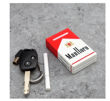 Ваги електронні ювелірні Pocket Scale у стилі Marlboro, кишенькові портативні міні ваги 120x65x20 mm, 100g*0.01g | Зображення 3