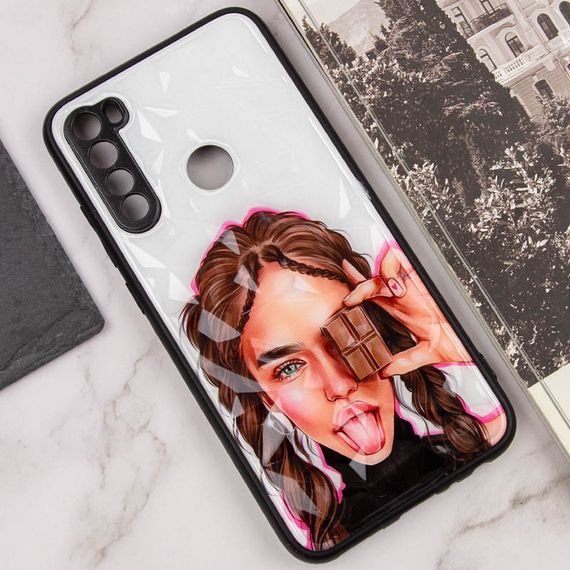 TPU+PC чохол Prisma Ladies для Xiaomi Redmi Note 8 / Note 8 2021 TPU+PC, Chocolate | Зображення 3