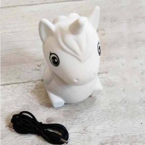 Дитячий силіконовий нічник іграшка Єдиноріг