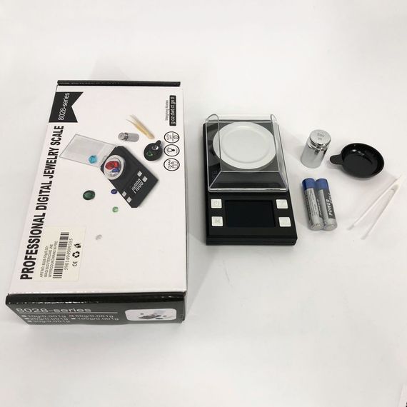 Ваги ювелірні високоточні до 50г, 0.001г точність, 8028, Компактні електронні ваги для ювелірів | Зображення 7