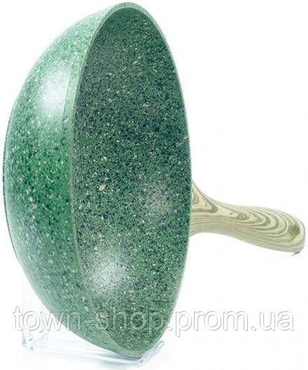 Сковорода-вок Fissman Malachite Ø28см с антипригарным покрытием EcoStone FN-AL-4315 | Зображення 2