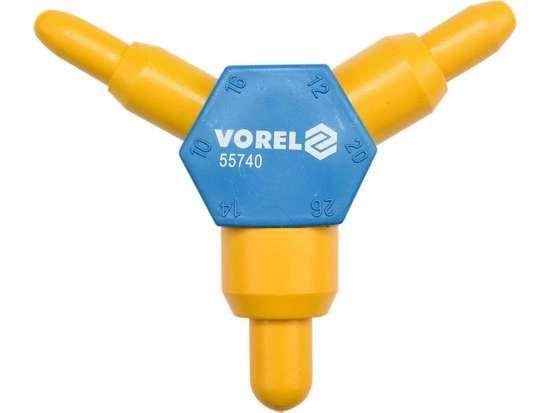 Калібратор труб PEX-AL-PEX Ø-10x16/12x20/14x26 мм VOREL-55740 | Зображення 1