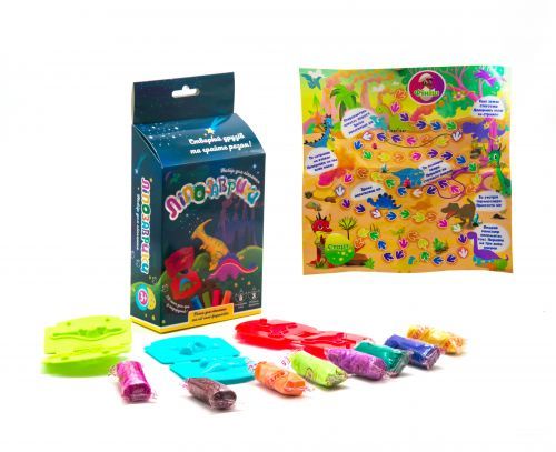 Набор теста для лепки "Лепозаврики" (укр)