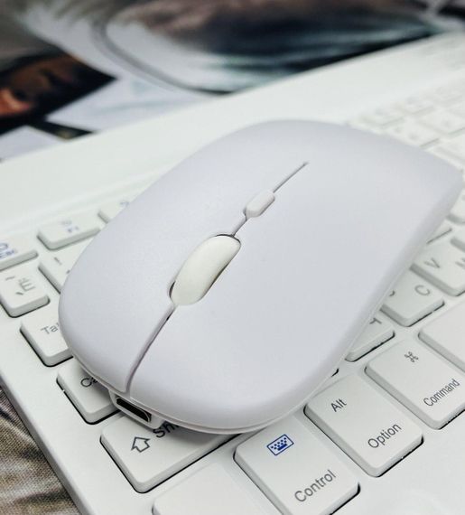 Бездротовий комплект Primo NB01 Bluetooth клавіатура і мишка - White | Зображення 6
