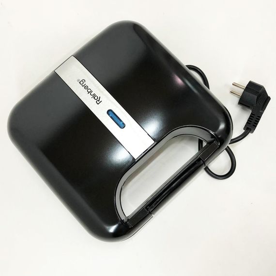 Домашний гриль Rainberg RB-2249, Вафельница 3в1, Мультипекарь вафельница, RI-789 Бутербродница 4в1 | Зображення 6