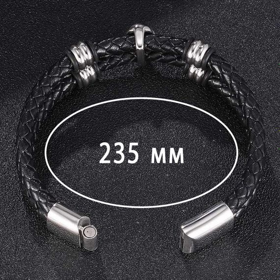 Мужской браслет Primo Collar Skull - Black | Зображення 4