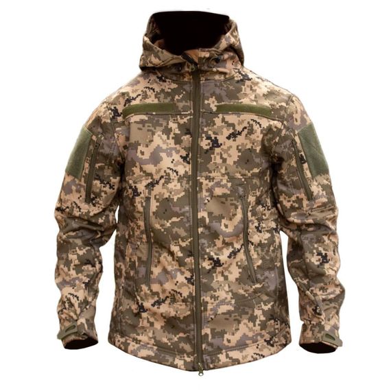 Куртка Soft Shell піксель Софтшелл Демісезон