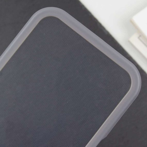 TPU чохол Transparent + Colour 1,5mm для Apple iPhone 16 (6.1") Grey | Зображення 5