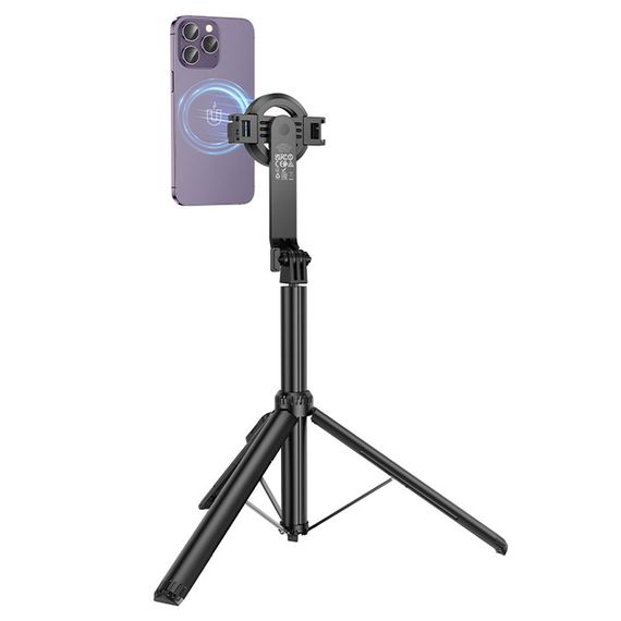 Монопод для селфі Hoco K25 Sherkhan magnetic Black | Зображення 3
