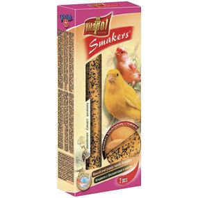 Корм для канарок Vitapol Smakers Snack снекі з бісквітом та маком 2 шт / 50 г (5904479025159)