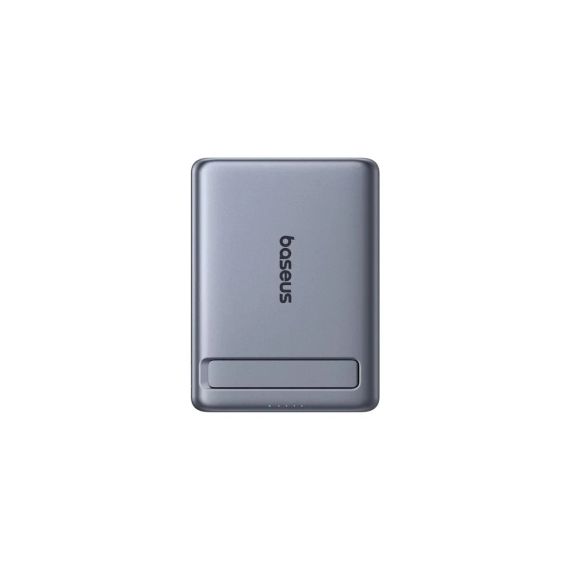 Бездротовий магнітний повербанк Baseus PicoGo AM31 Mini Magnetic Power Bank with Stand 5000mAh 20W Gray | Зображення 2