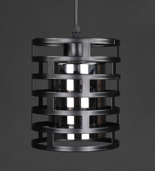 Люстра підвісна LOFT на 1 лампочку 27774 Чорний 25-100х15х15 см. | Зображення 1