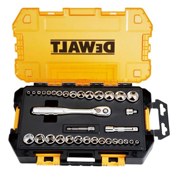 Набір головок DeWalt 1/4 та 3/8 34 предмети (DWMT45034-0)